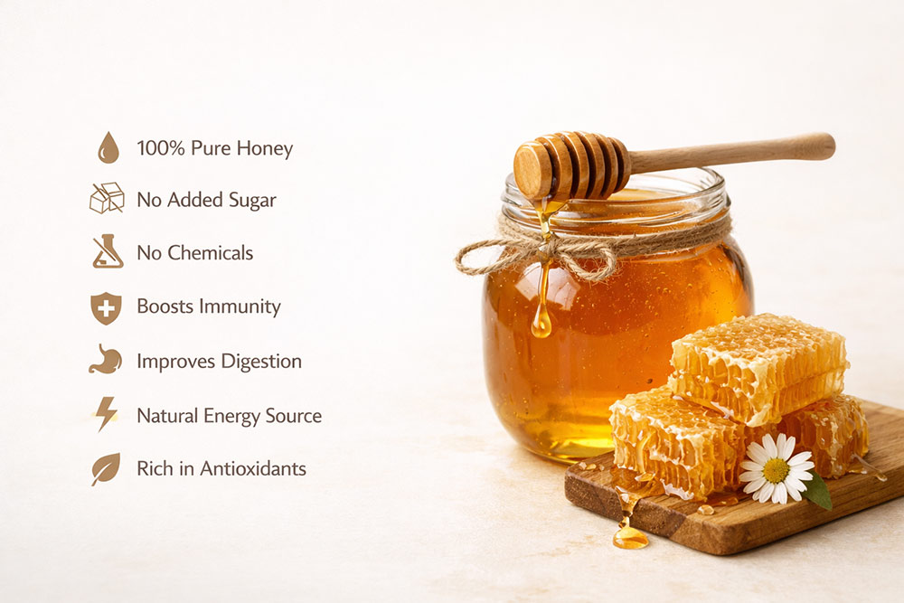 100% Raw, Organic & Wild Forest Honey - Image 2